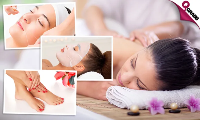 Killer Beauty Deal: Face Mask + Hair Mask + Threading + Massage + Mani-Pedi with Color + Blow-Dry!